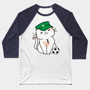 Persian Cat Playing Soccer Baseball T-Shirt